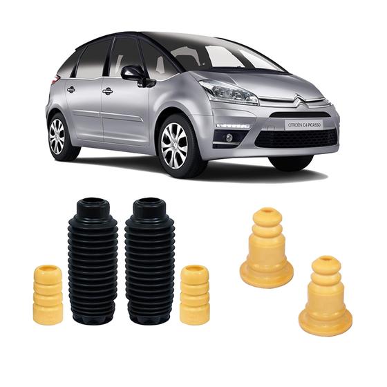 Imagem de 4 Kit Batente Dianteiro Traseiro C4 Picasso 2008 2009 2010