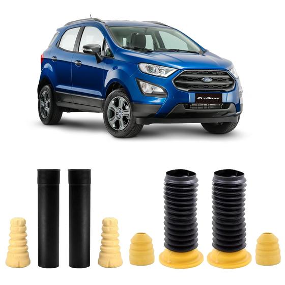 Imagem de 4 Kit Batente Dianteiro Traseiro Ecosport 2016 2017 2018 19