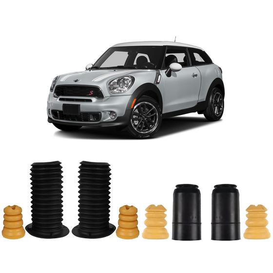 Imagem de 4 Kit Batente Dianteiro Traseiro Mini Paceman 2013 2014 2015