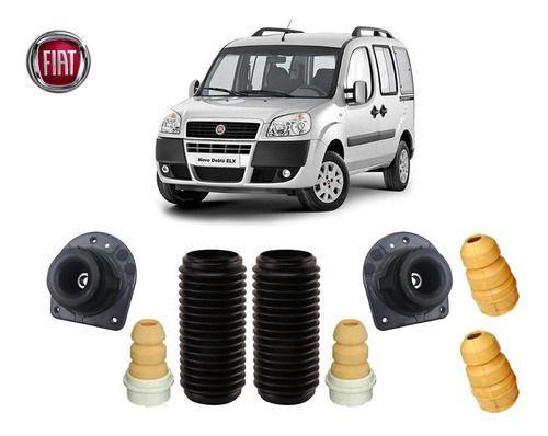 Imagem de 4 Kit Coxim Batente Amortecedor Dianteiro Traseiro Fiat Doblo 2002 2003 2004 2005 2006