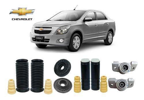 Imagem de 4 Kit Coxim Batente Coifa Do Amortecedor Dianteiro Traseiro Chevrolet Cobalt 2011 2012 2013 2014 2015 2016 2017/...