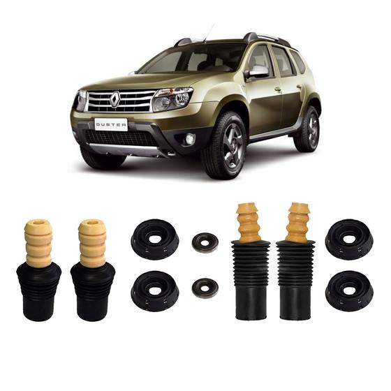 Imagem de 4 Kit Coxim Batente Coifa Renault Duster 4x4 2018 2019 2020