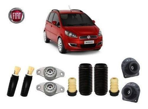 Imagem de 4 Kit Coxim Batente Dianteiro Traseiro Fiat Idea 2013 2014 2015 2016