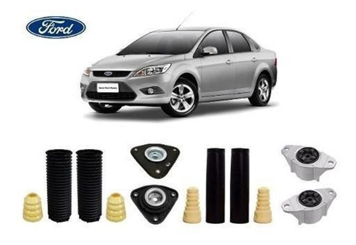 Imagem de 4 Kit Coxim Batente Dianteiro Traseiro Focus Sedan 2010 2011 2012 2013