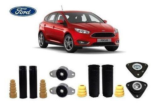 Imagem de 4 Kit Coxim Batente Dianteiro Traseiro Ford Focus 2014 2015 2016 2017