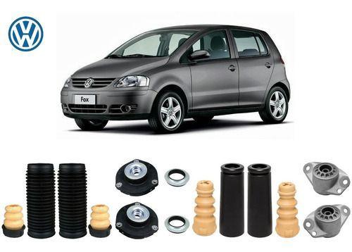 Imagem de 4 Kit Coxim Rolamento Batente Coifa Dian. Tras. Vw Fox 1.6 2006 2007 2008