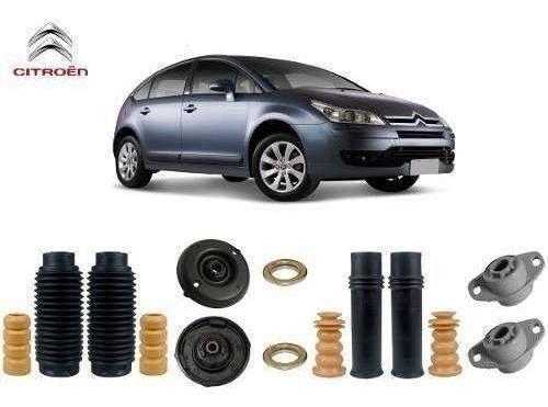 Imagem de 4 Kit Coxim Rolamento Batente Dianteiro Traseiro C4 Hatch 2007 2008 2009