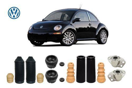 Imagem de 4 Kit Coxim Rolamento Batente Dianteiro Traseiro New Beetle 2003 2004 2005