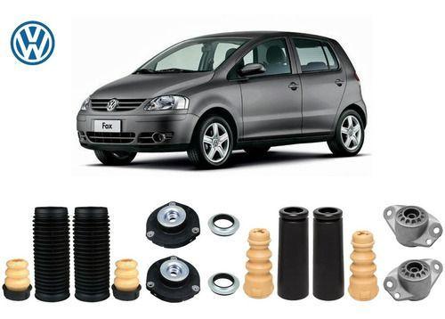 Imagem de 4 Kit Coxim Rolamento Batente Dianteiro Traseiro Vw Fox 1.6 2010 2011 2012