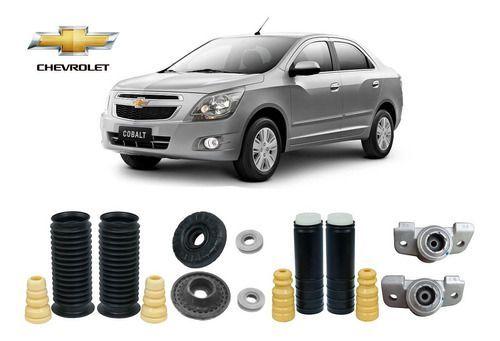 Imagem de 4 Kit Do Amortecedor Coxim Batente Coifa Rolamento Dianteiro Traseiro Gm Cobalt 2011 2012 2013 2014 2015 2016 2017/...