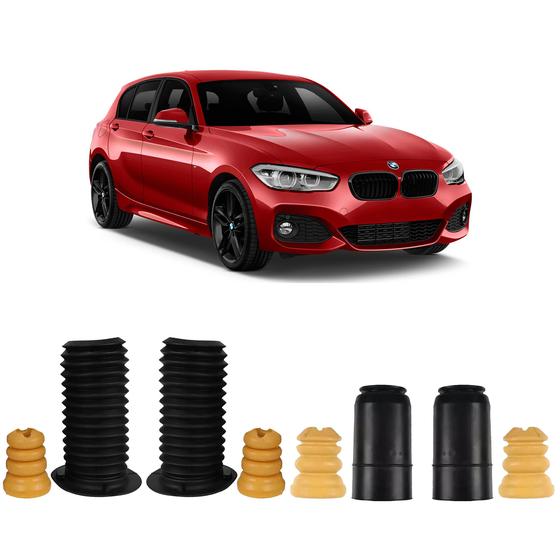 Imagem de 4 Kit Parcial Batente Dianteiro Traseiro Bmw 116I 2012 14 15