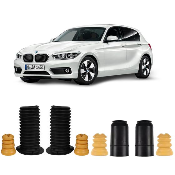 Imagem de 4 Kit Parcial Batente Dianteiro Traseiro Bmw 118I 2012/2015