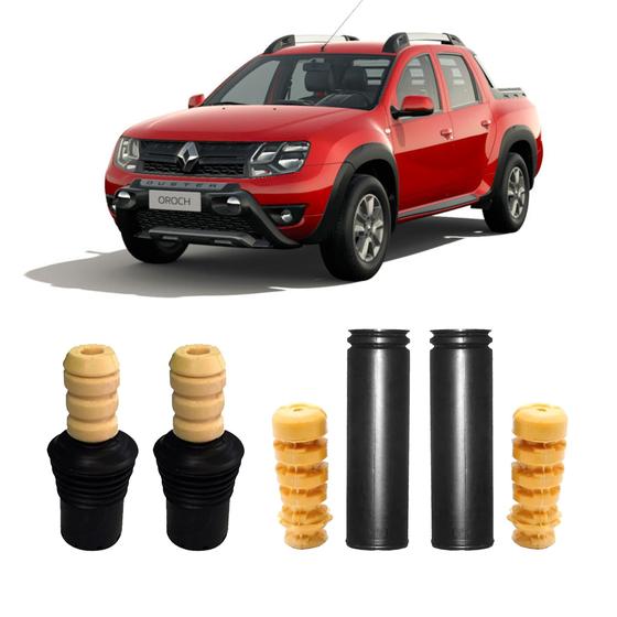 Imagem de 4 Kit Reparo Batente Guarda Pó Duster Oroch 2019 2020 2021