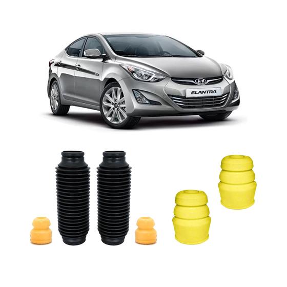 Imagem de 4 Kit Reparo Guarda Pó Batente Elantra 2013 2014 2015 2016