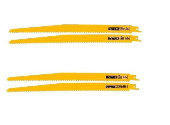 Imagem de 4 Lâminas Serra Sabre Madeira 12 Pol. Dewalt - DW4804-2 Z