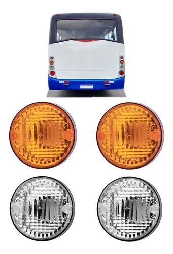 Imagem de 4 Lanterna Traseira Ônibus Citimax Ideale Senior Citmax 95mm