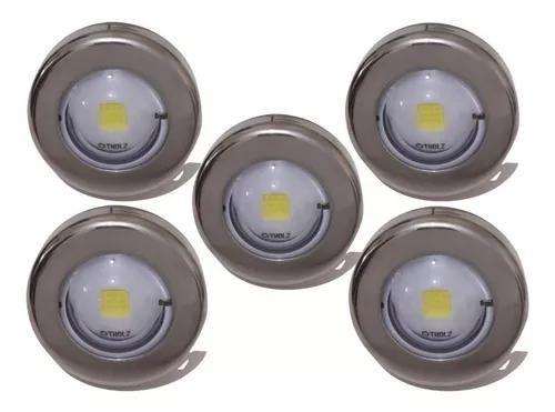 Imagem de 4 Led P/ Piscina Premium 6w Branco Tholz + Fonte Fasgold 5a