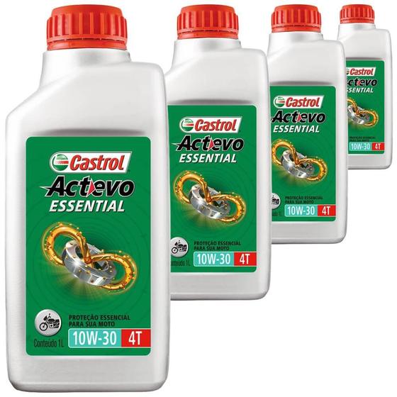 Imagem de 4 Óleo Mineral 10W30 Actevo Essential 4T Castrol Honda