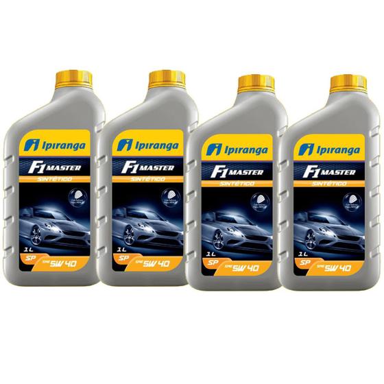 4 Oleo Motor Ipiranga 5w40 f1 Master Sintético Menor preço em 4 Oleo Motor Ipiranga 5w40 f1 Master Sintético