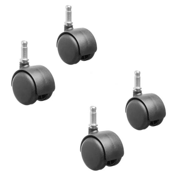Imagem de 4 peças Rodinhas Giratórias Rodas Rodízios para Móveis 4 cm. Móveis e cadeira - Idea