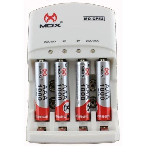 4 Pilha Recarregável Mox Aaa + Carregador Rápido Bivolt Menor preço em 4 Pilha Recarregável Mox Aaa + Carregador Rápido Bivolt