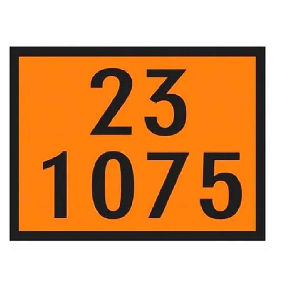 Imagem de 4 Placas Numerologia Simbologia Segurança Sinalização Transporte Carretas Tanque Carga Produtos Substancias Perigosos