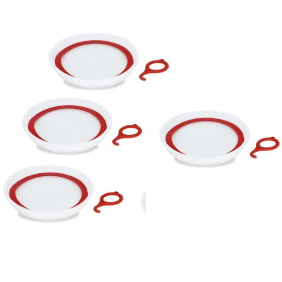 Imagem de 4 Ralos Protetor Anti Insetos Dengue Barata 15cm Paramax