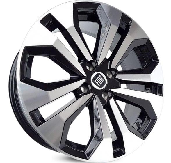 Imagem de 4 rodas kr k74 modelo  argo, cronos, pulse / aro 17x7 / (4x98) et35