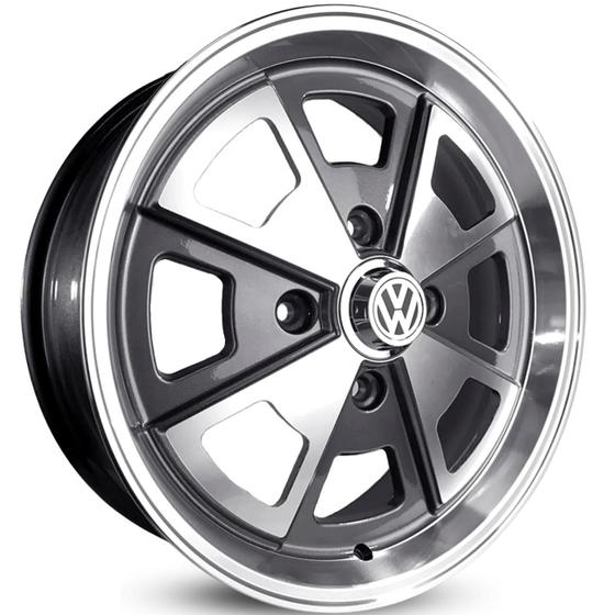 Imagem de 4 rodas kr r84 modelo vw-porsche 914 / aro 14x6 / (4x130)