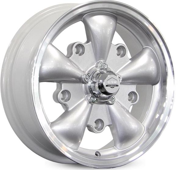 Imagem de 4 rodas raw classics fusca 5 spoke / aro 15x5,5 / (5x205) et20