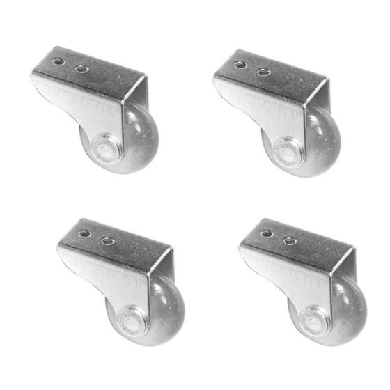 4 Rodinha Rodízio Roda Reforçada Moveis Pesados 50mm Menor preço em 4 Rodinha Rodízio Roda Reforçada Moveis Pesados 50mm