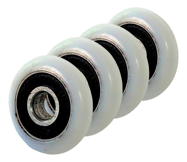 Imagem de 4 Roldana Injetada Resistente Para Envidracamento E Box