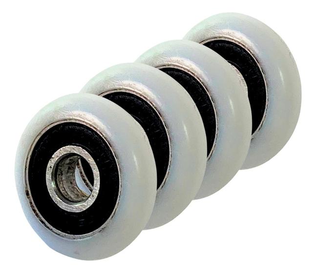 Imagem de 4 Roldana Injetada Resistente Para Envidracamento E Box