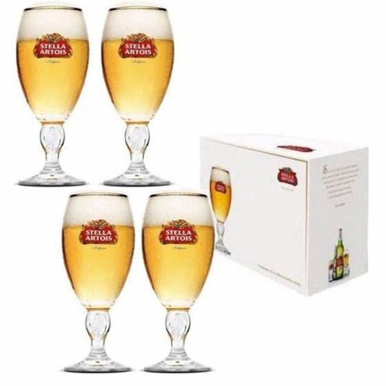 4 Taça Copo Cálice Stella Artois Litografada Cerveja 250ml é ruim? 4 Taça Copo Cálice Stella Artois Litografada Cerveja 250ml é boa?
