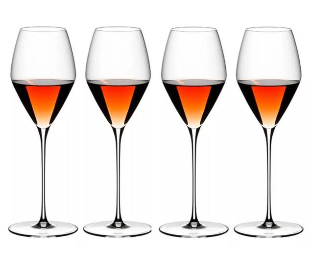 Imagem de 4 Taças Cristal Riedel Veloce Rosé Espumante 347ml Champagne