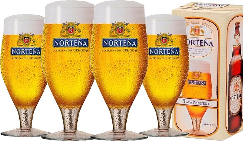 Imagem de 4 Taças Para Cerveja E Chopp Norteña - 310ml - Oficial Ambev