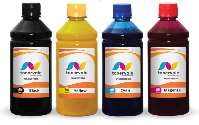 Imagem de 4 Tinta Compatível HP Pro 6230 6830 934 935 500ml CMYK Pigmentado