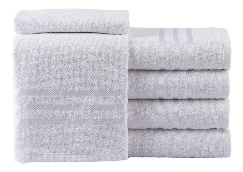 Imagem de 4 toalha Rosto Academia Salão Lavabo Teka 100% Algod Atacado