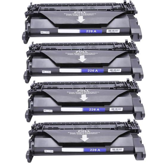 Imagem de 4 Toner Compativel Cf226a 226a Cf226ab M426 M402dn M402n