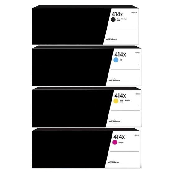 4 Toner Origin 414X W2020X W2021X W2022X W2023X M454D M479FD para HP Menor preço em 4 Toner Origin 414X W2020X W2021X W2022X W2023X M454D M479FD para HP