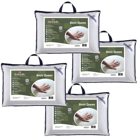 Imagem de 4 Travesseiros Látex Basic Queen - 15cm