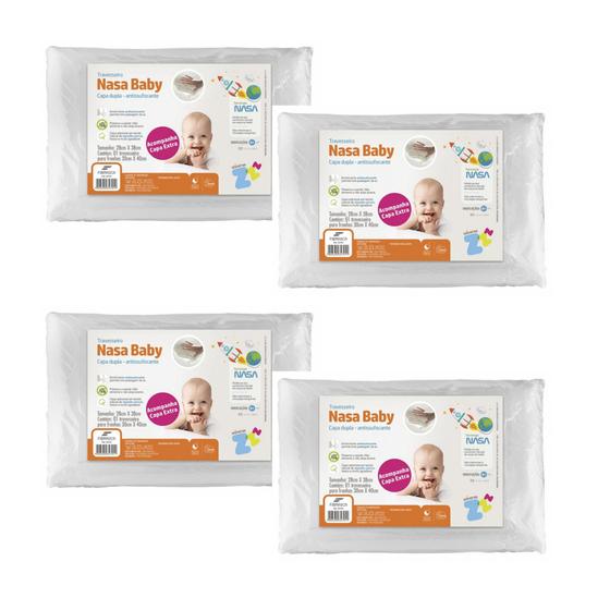 Imagem de 4 Travesseiros Nasa Baby - Com Capa Dupla