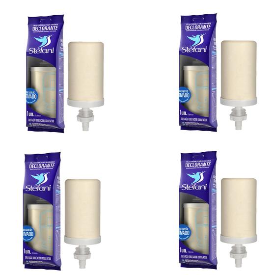 Imagem de 4 Vela Filtro De Barro Com Dupla Ação Carvão Ativado Stéfani