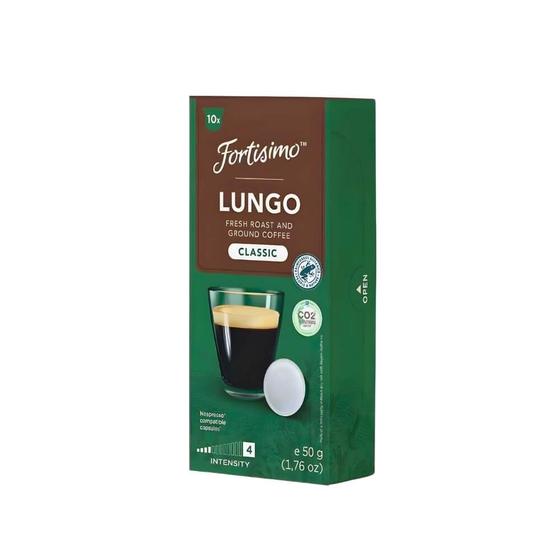 Imagem de 40 Cápsulas de Aluminio Café para Nespresso Fortisimo Lungo Classico