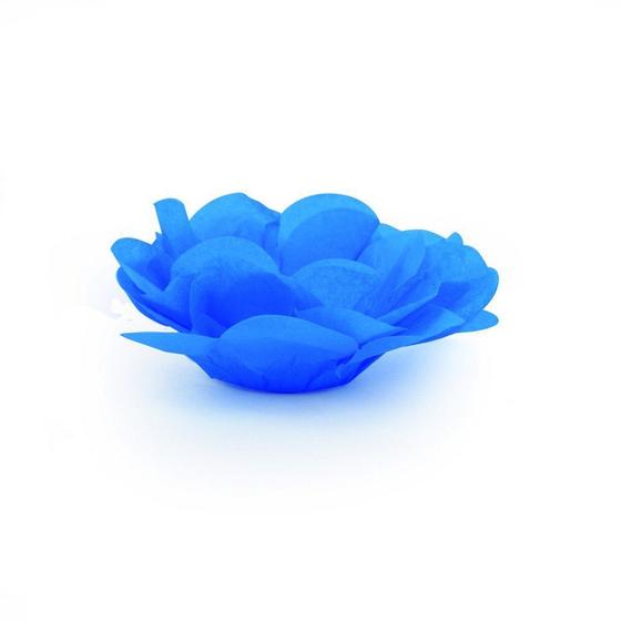 Imagem de 40 Forminhas Doce Roses S/Folhas Azul Royal  Dec. Festas