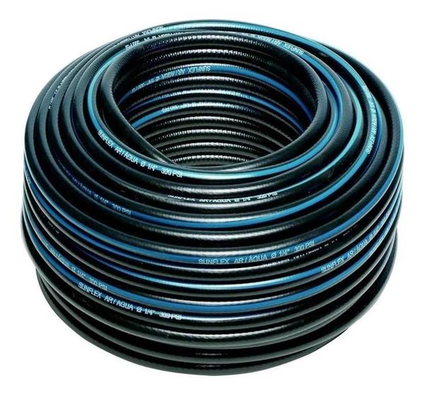 Imagem de 40 Metros Mangueira De Borracha Para Compressor 1/2 300 Psi