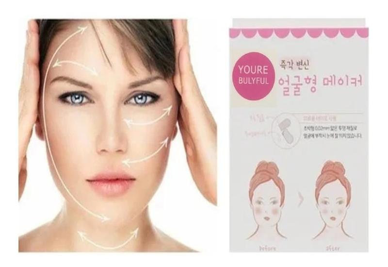 Imagem de 40 Par Adesivo Invisível Lifting Facial Anti Ruga Flacidez