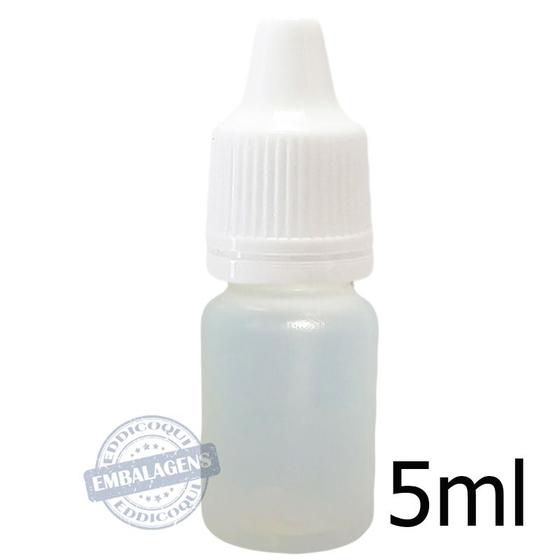 Imagem de 400 Frasco Plástico 5ml conta gotas - Ref 14720