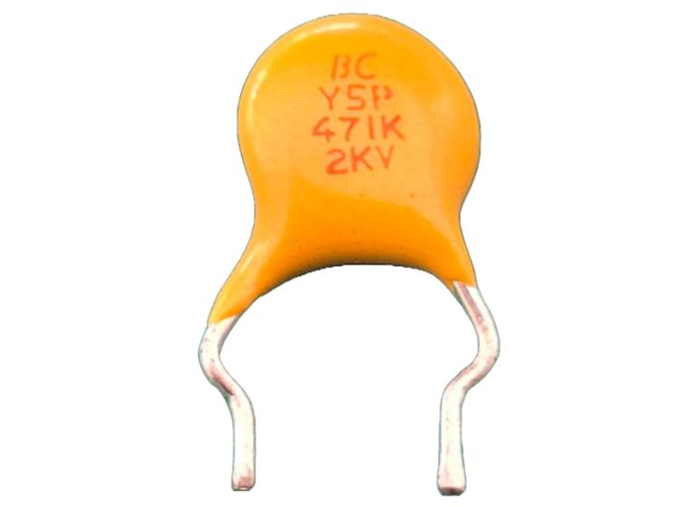 Imagem de 40x Capacitor Ceramico 470pf/2kv Y5p Pre Epox
