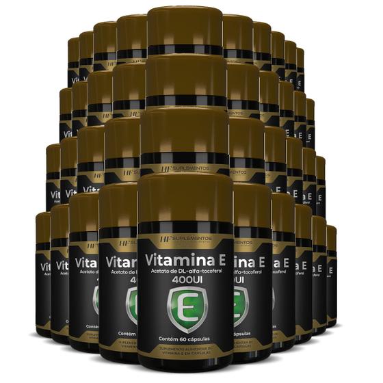 Imagem de 40x vitamina e 400ui alfa tocoferol 60 caps hf suplements